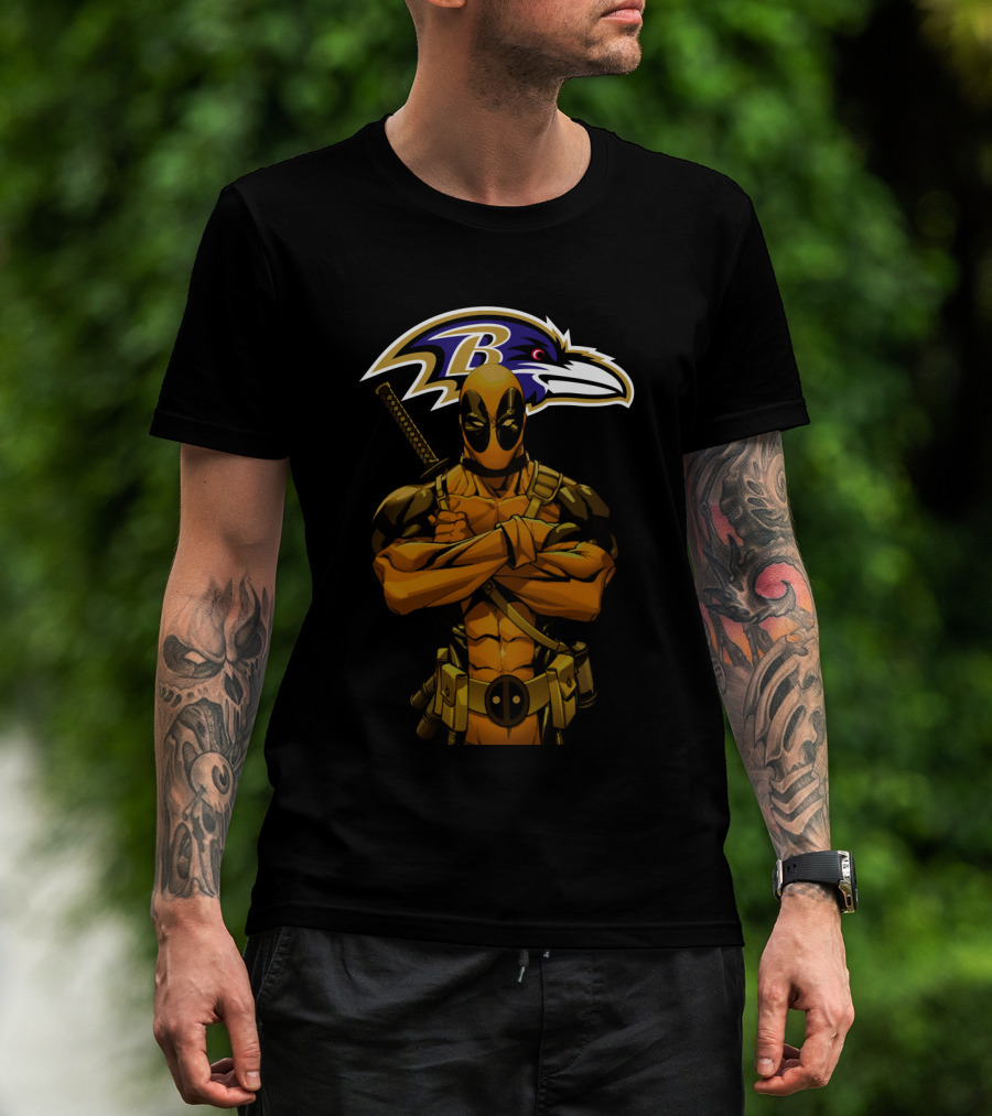 Baltimore Ravens Character Crossover T-Shirt