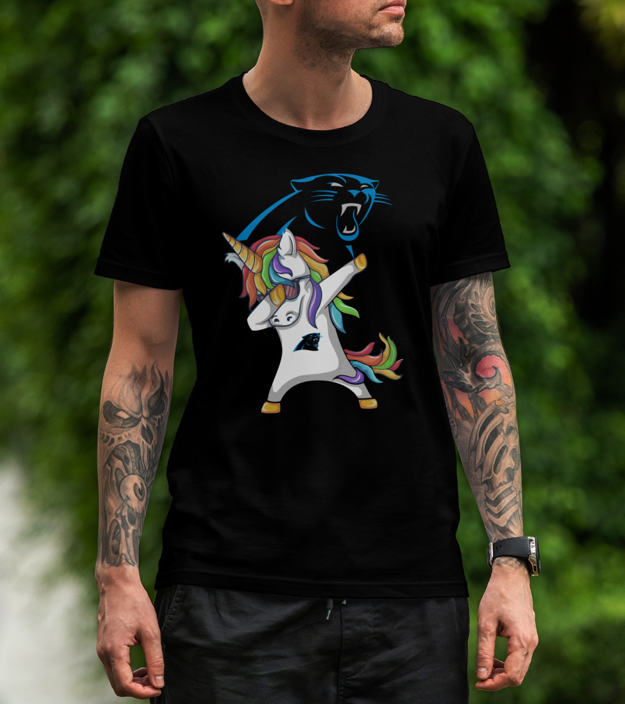 Carolina Panthers Dab Unicorn T-Shirt