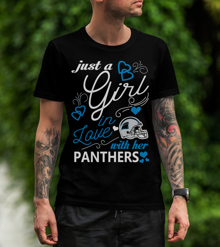 Just A Girl In Love With Her Panthers T-Shirt
