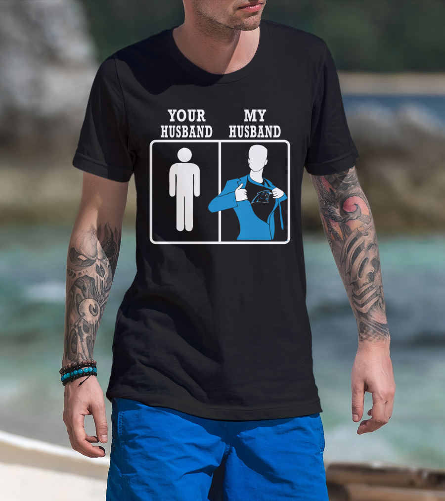 Your Husband My Husband Carolina Panthers T-Shirt