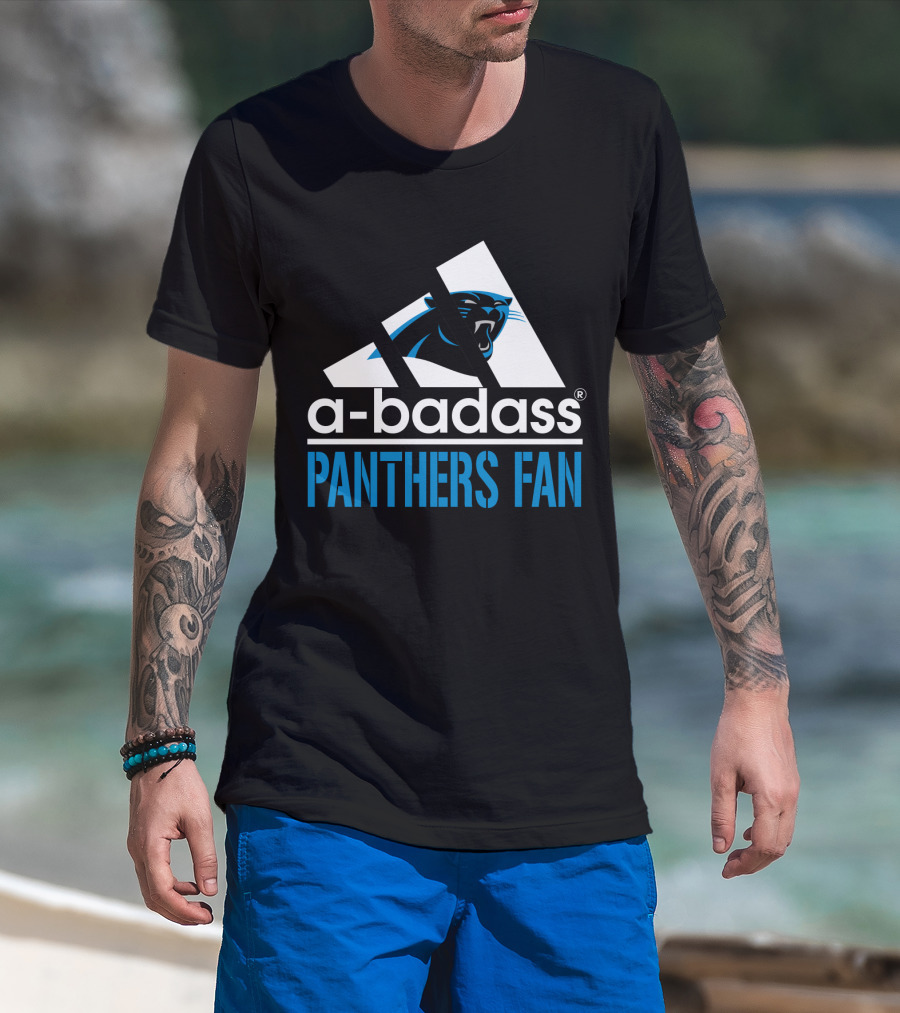 A-Badass Panthers Fan T-Shirt