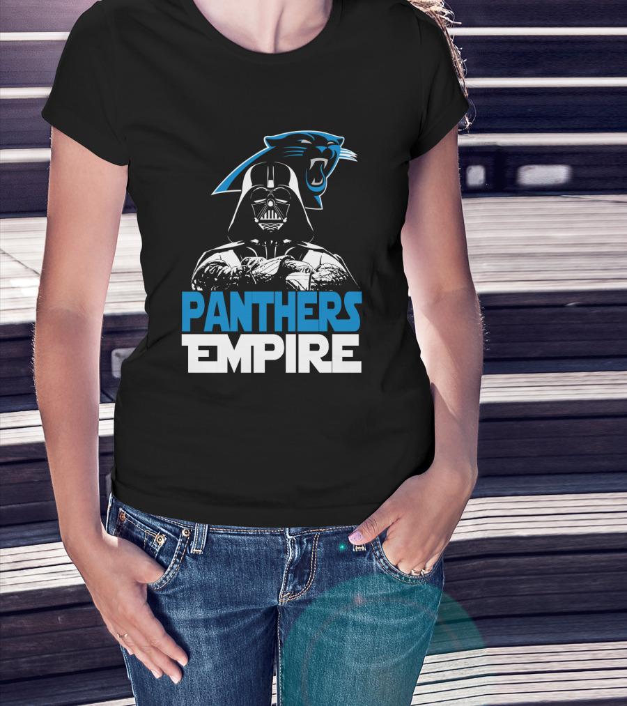 Panthers Empire Carolina Panthers Darth Vader T-Shirt