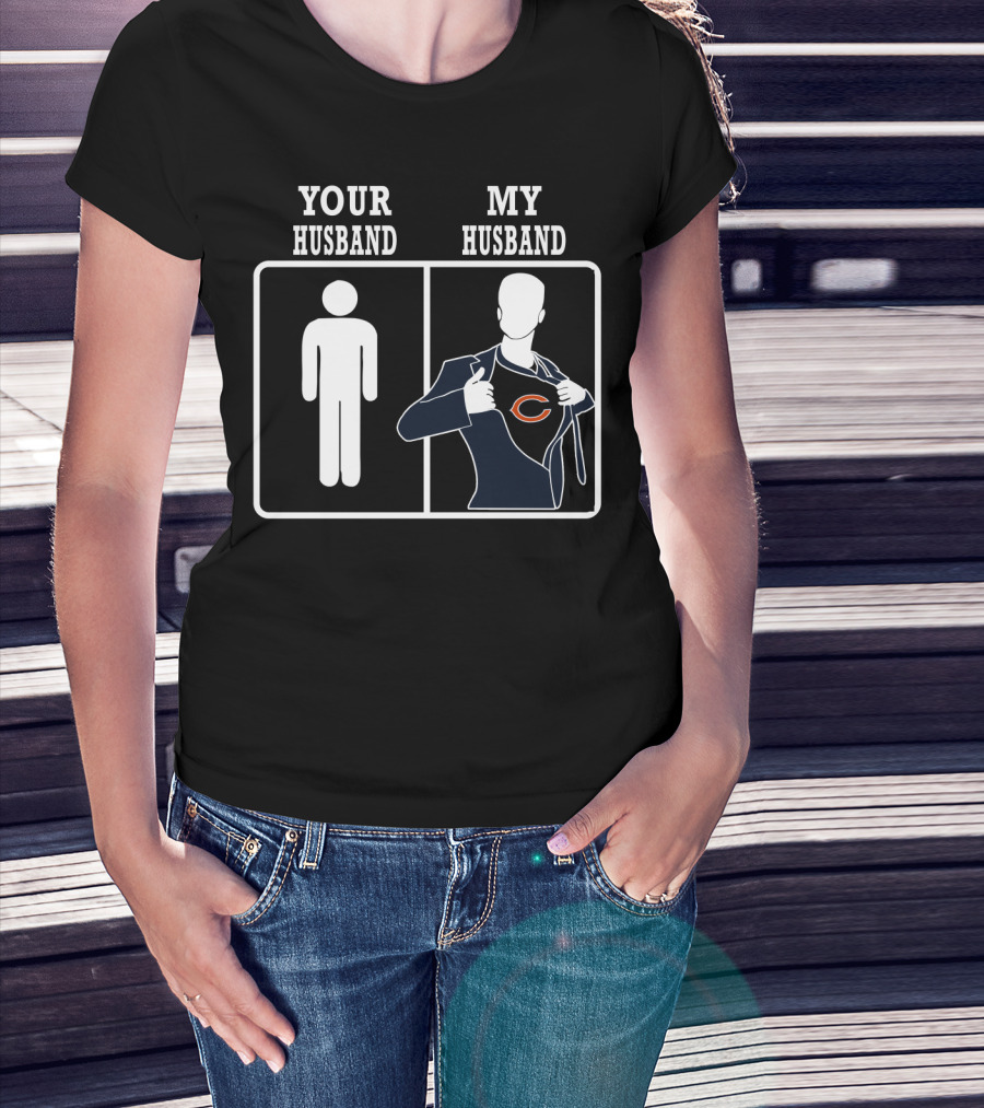 Your Husband My Husband Chicago Bears T-Shirt