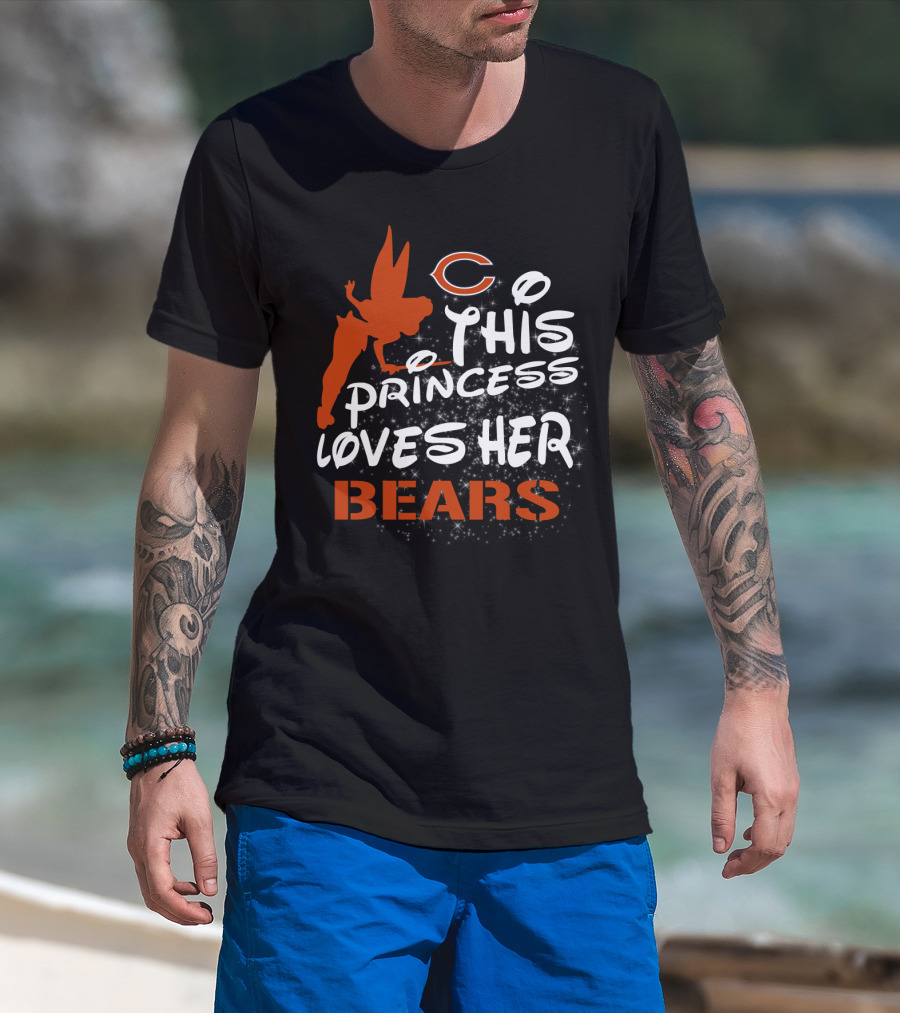 This Princess Loves Her Chicago Bears T-Shirt