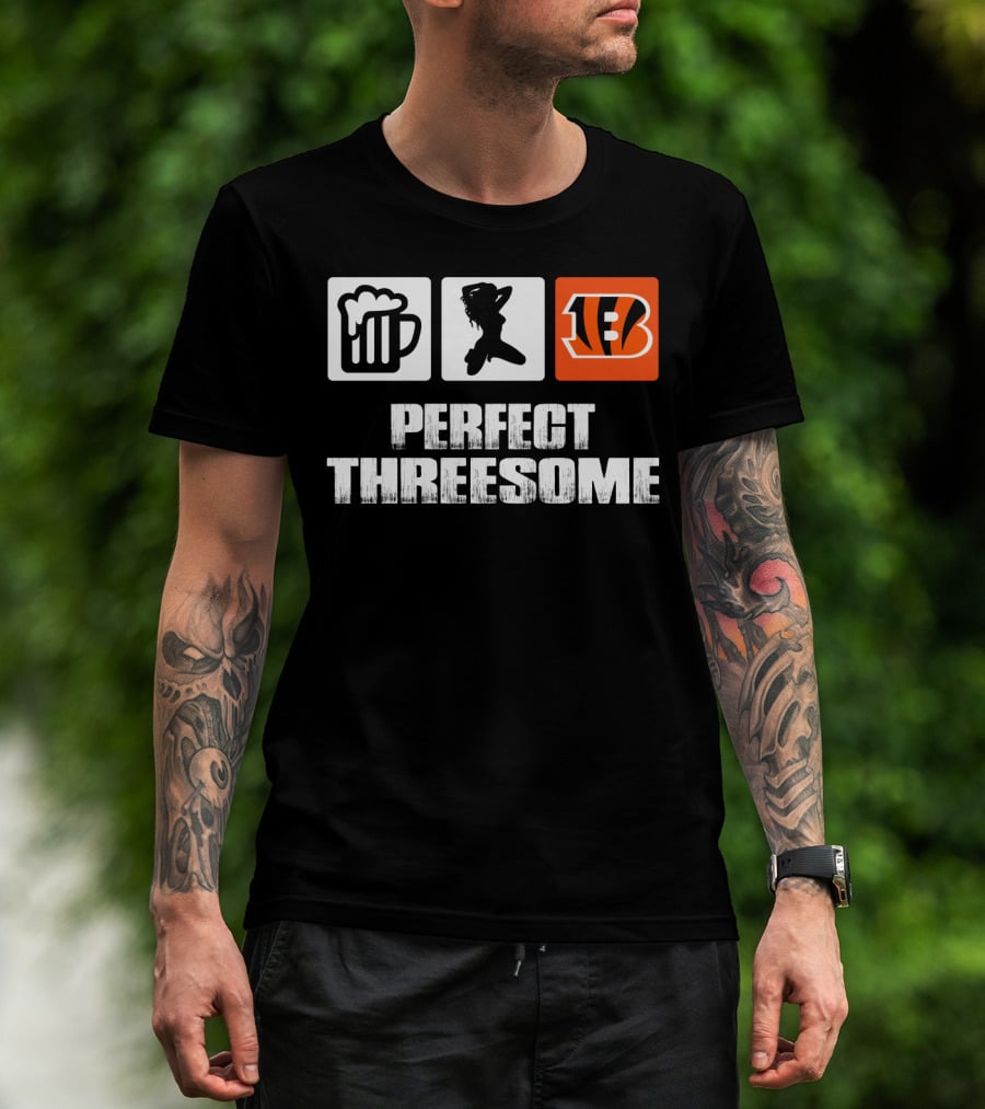 Beer Dance Cincinnati Bengals Perfect Threesome T-Shirt