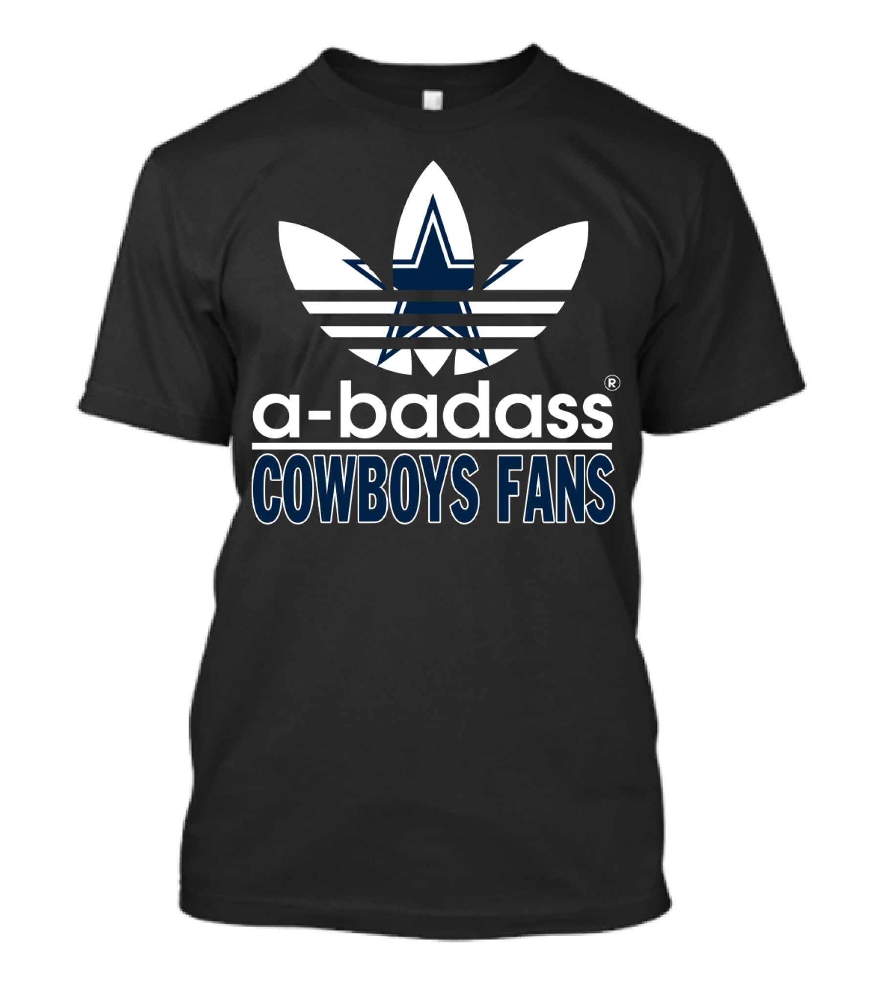 A-Badass Cowboys Fans T-Shirt