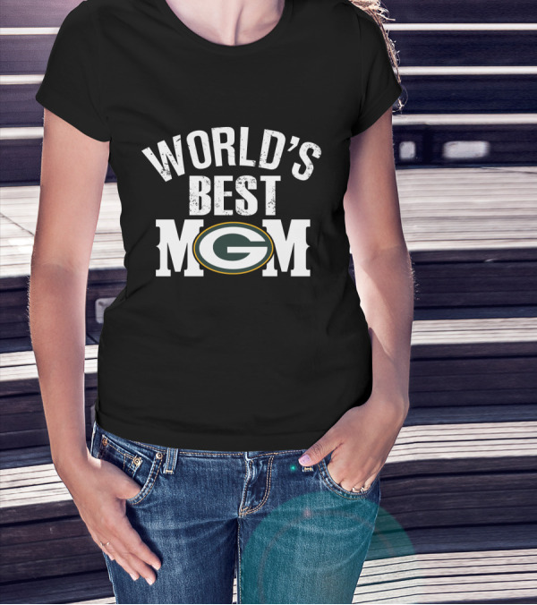 World's Best Mom Green Bay Packers T-Shirt