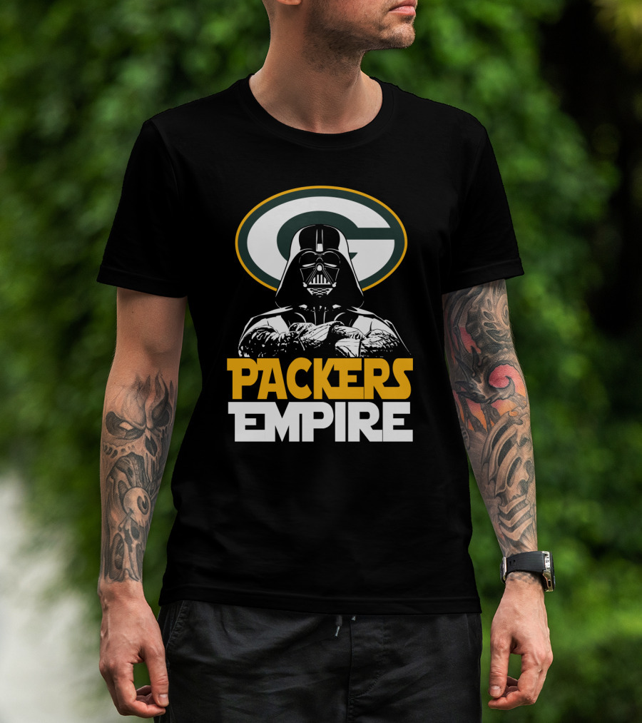 Packers Empire Green Bay Packers Darth Vader T-Shirt