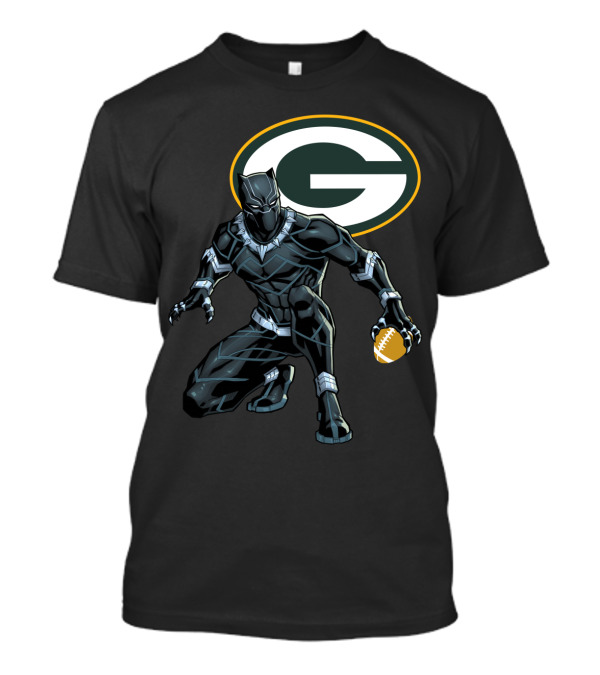 Green Bay Packers Football Superhero Crossover T-Shirt