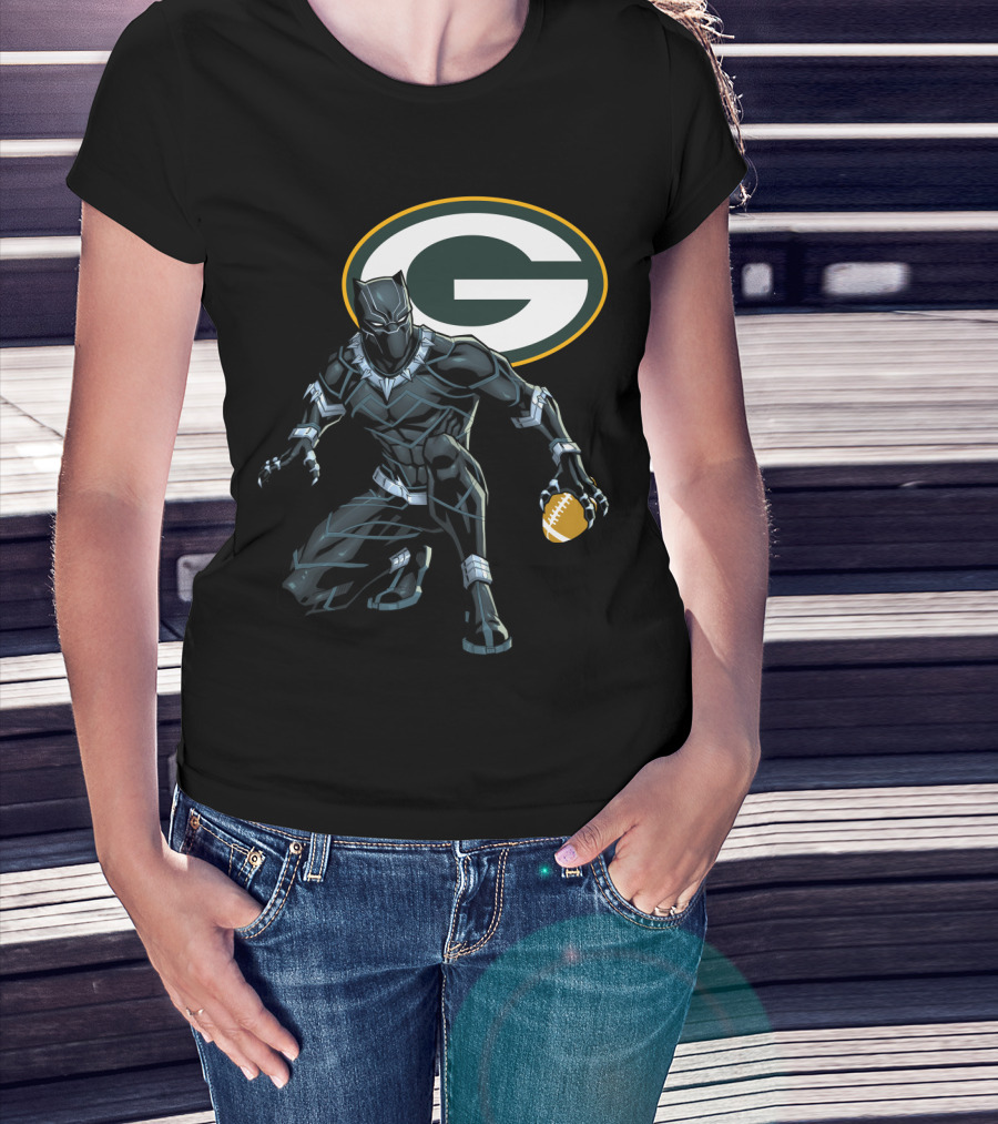 Green Bay Packers Football Superhero Crossover T-Shirt