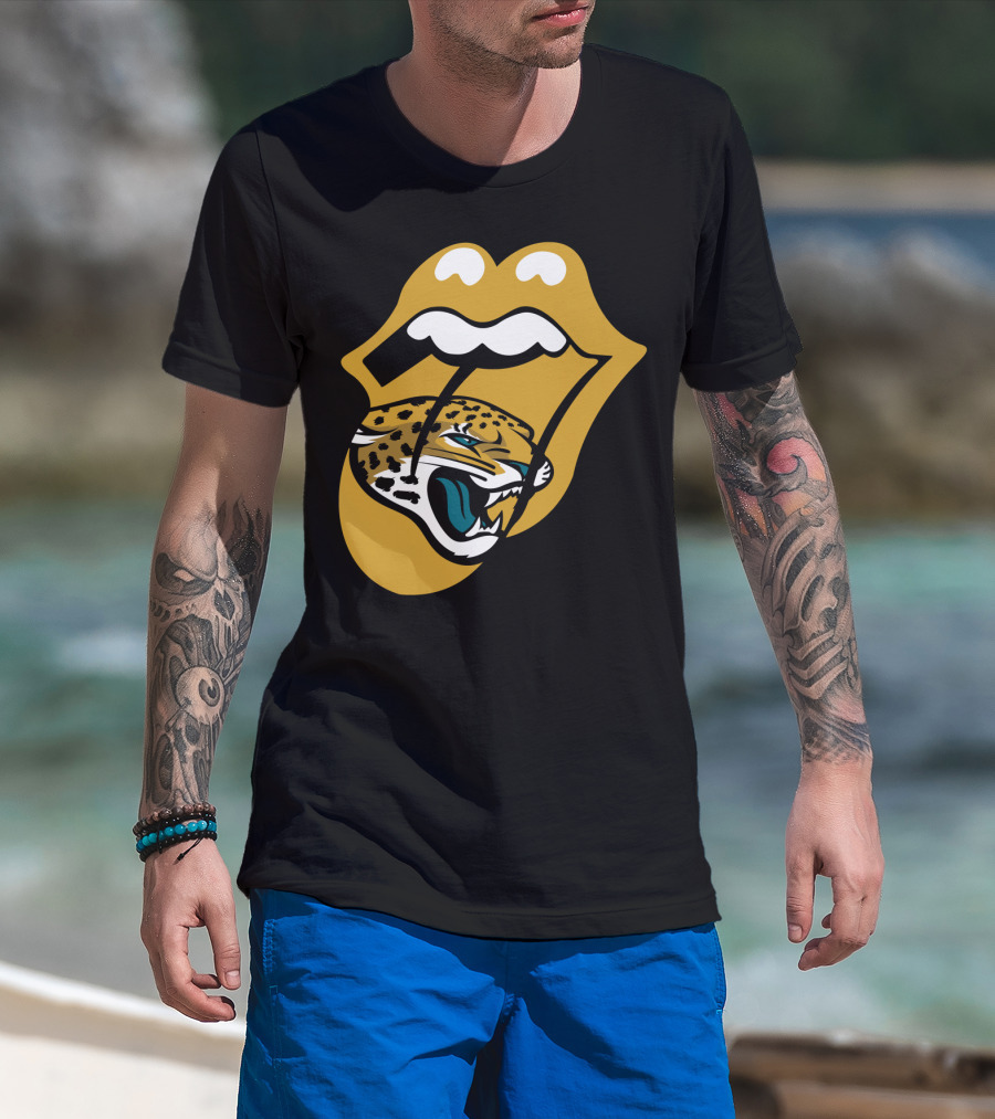 Jacksonville Jaguars Logo With Iconic Tongue T-Shirt