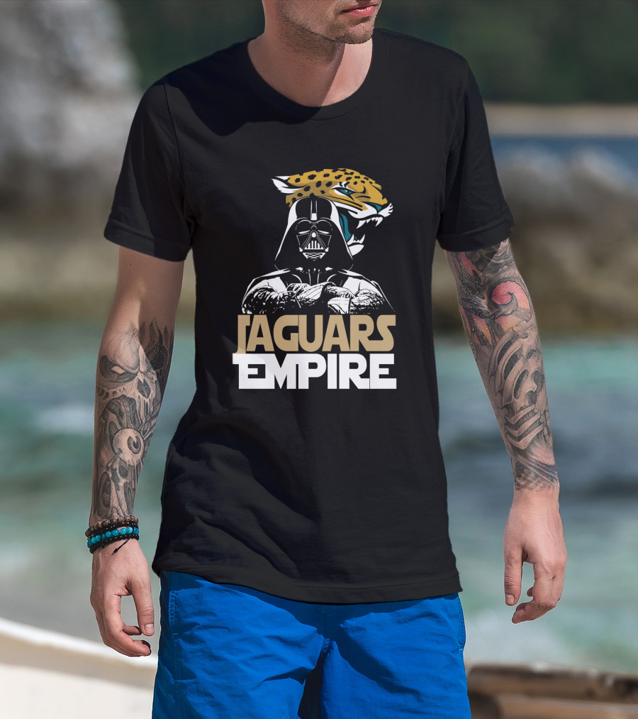 Jaguars Empire Jacksonville Jaguars Star Wars Darth Vader T-Shirt