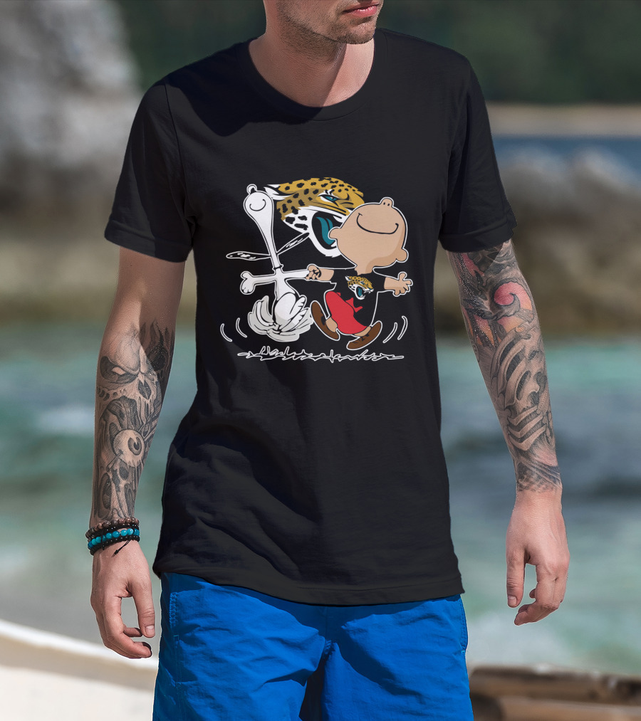 Jacksonville Jaguars Comic Dance Celebration T-Shirt