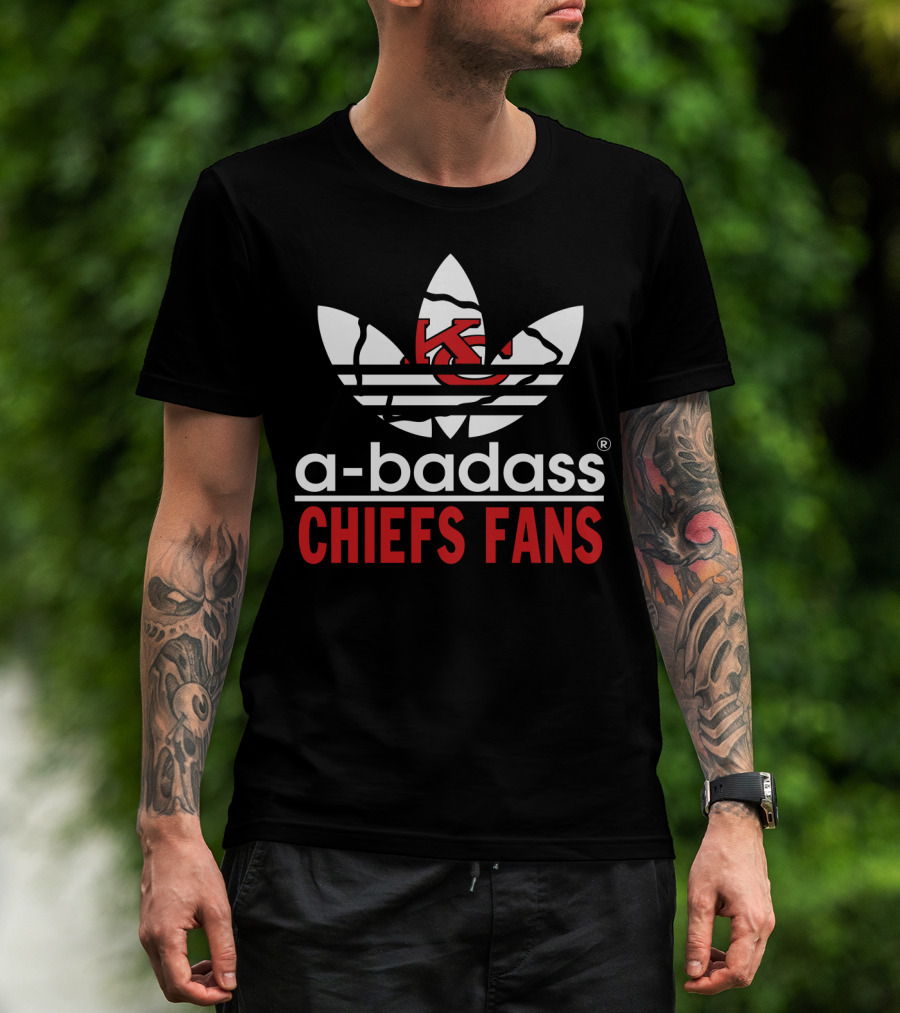 Kansas City Chiefs A-Badass Chiefs Fans Logo T-Shirt