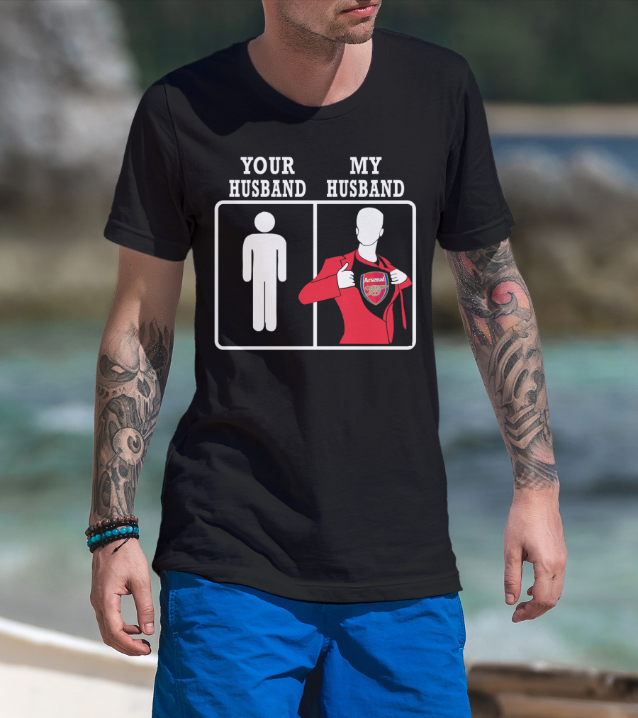 Your Husband My Husband Arsenal T-Shirt