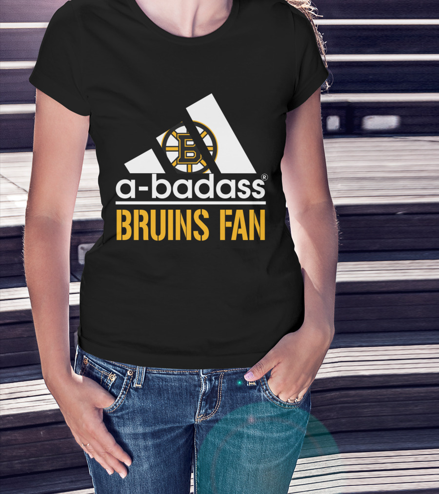 A-Badass Bruins Fan Boston Bruins T-Shirt