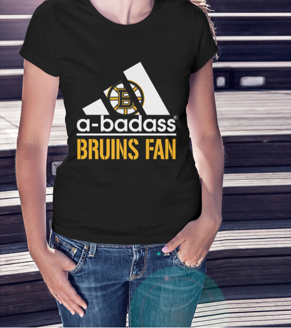 A-Badass Bruins Fan Boston Bruins T-Shirt