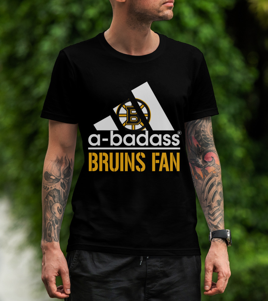 A-Badass Bruins Fan Boston Bruins T-Shirt