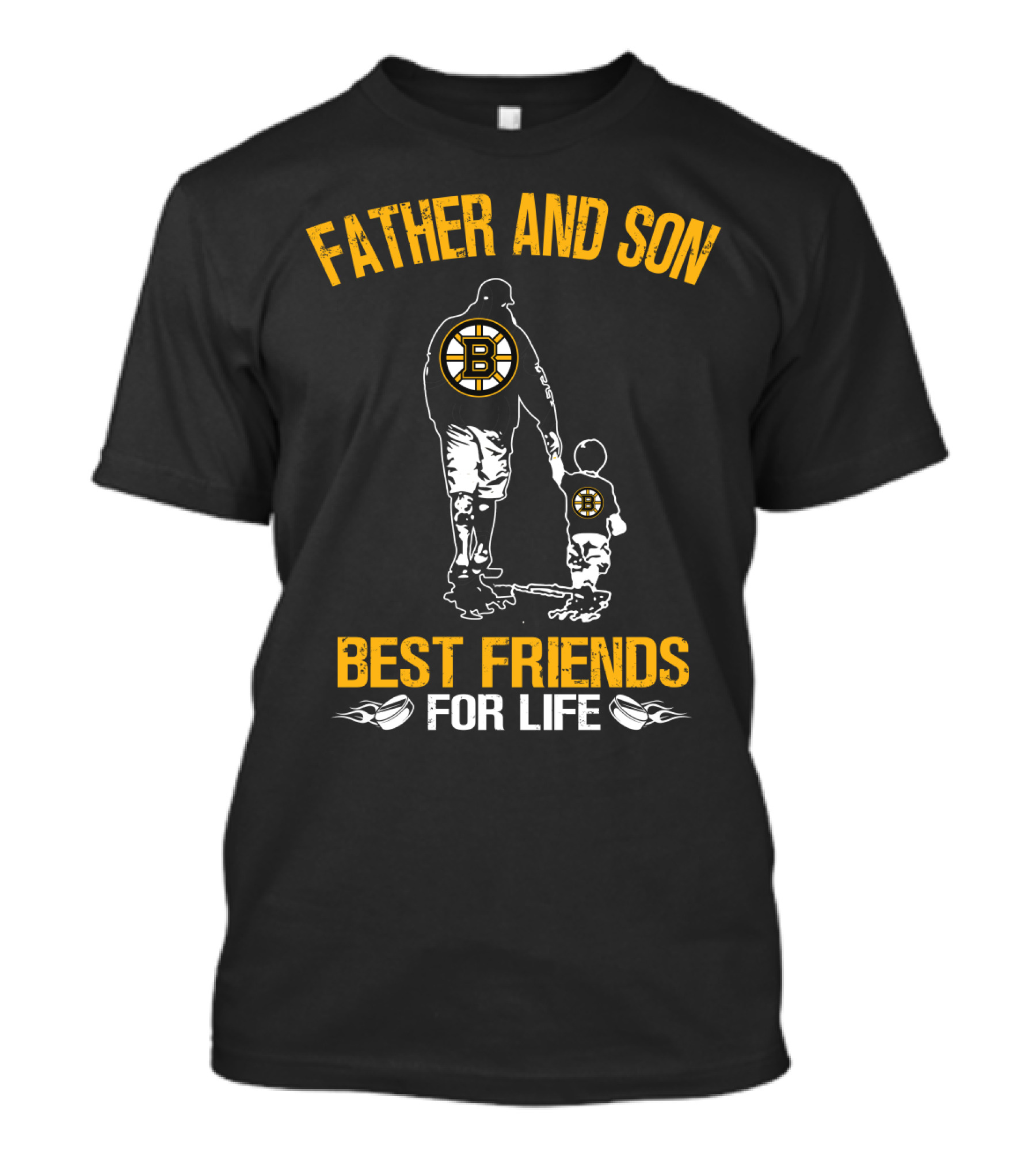 Father And Son Best Friends For Life Boston Bruins T-Shirt