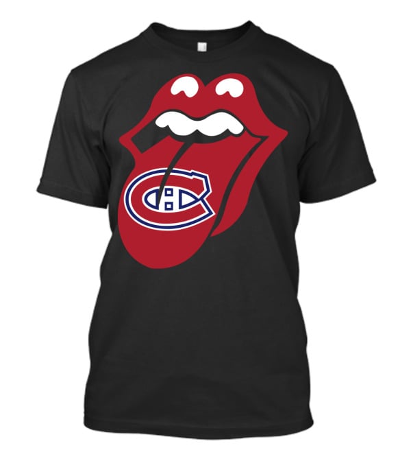 Montreal Canadiens Logo With Iconic Tongue And Lips T-Shirt
