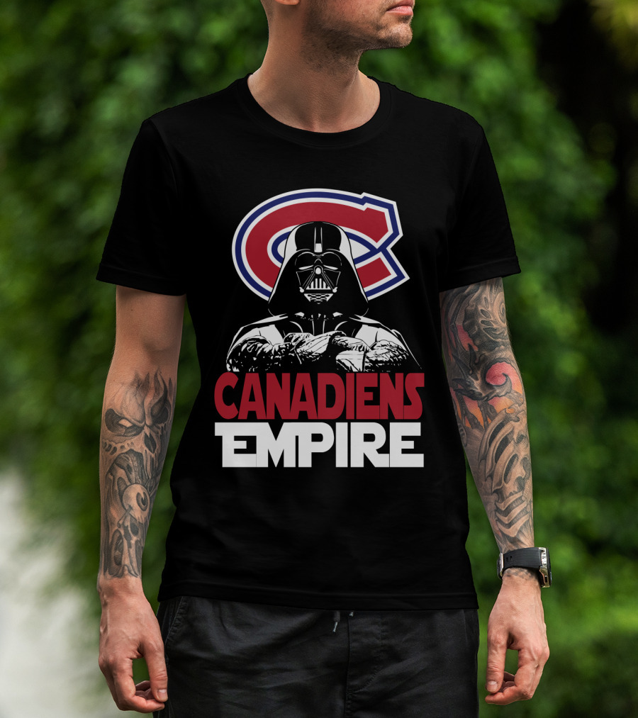Montreal Canadiens Empire Darth Vader T-Shirt
