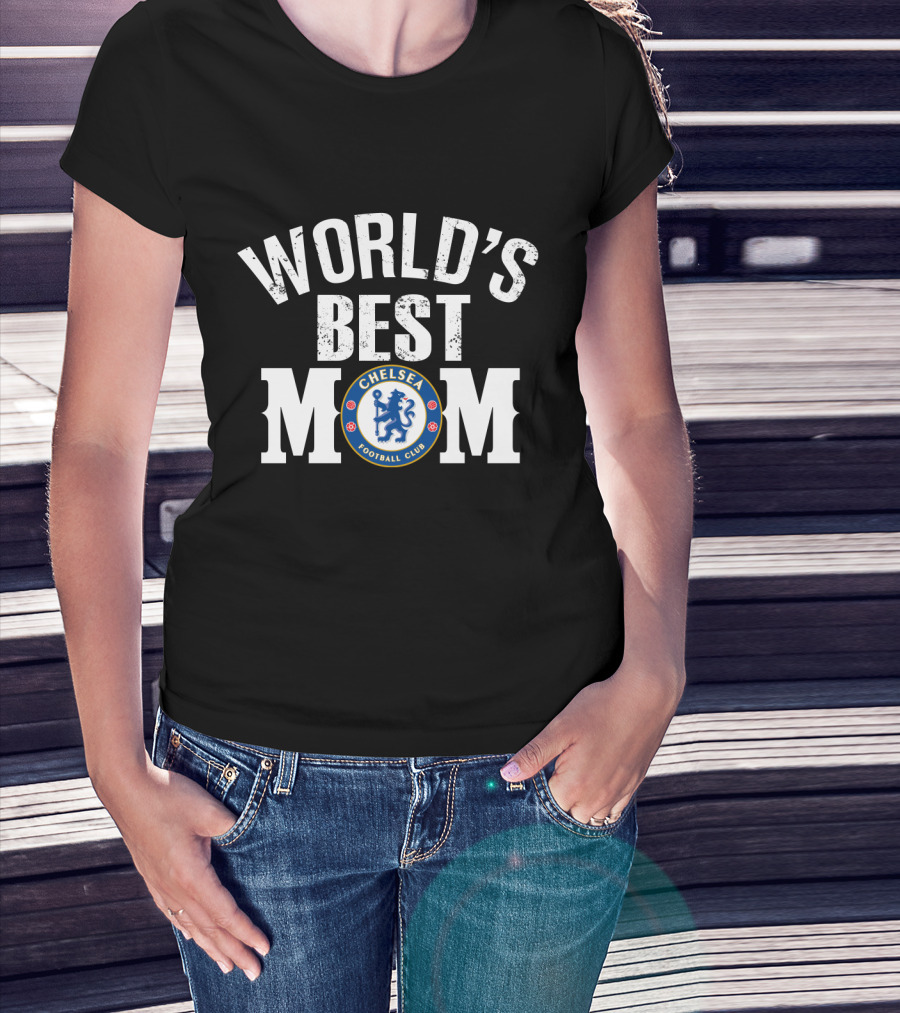 World's Best Mom Chelsea Football Club T-Shirt