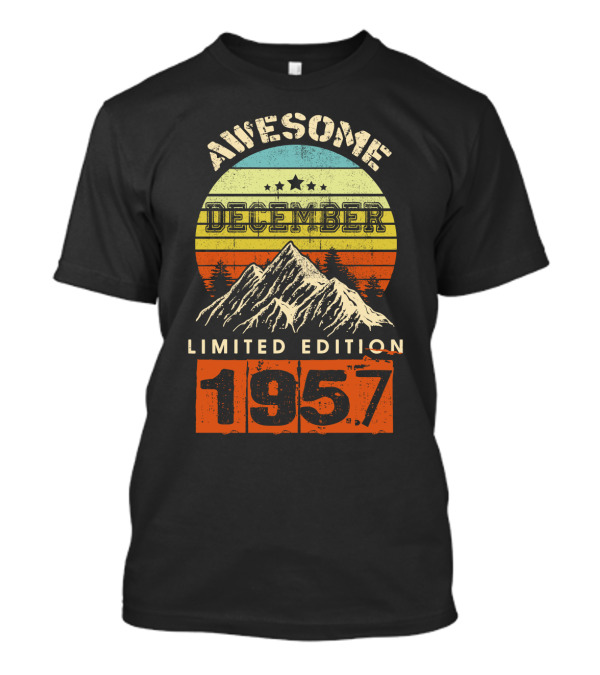 Awesome December Vintage 1957 T-Shirt