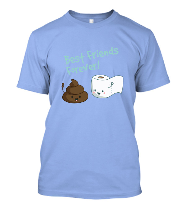 Best Friends Forever Poop And Toilet Paper Duo T-Shirt