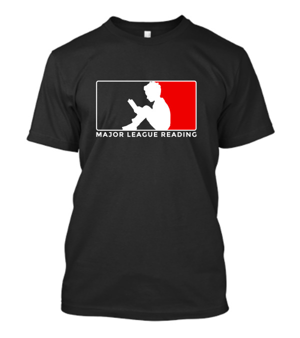 Major League Reading Child Reading Silhouette In MLB T-Shirt