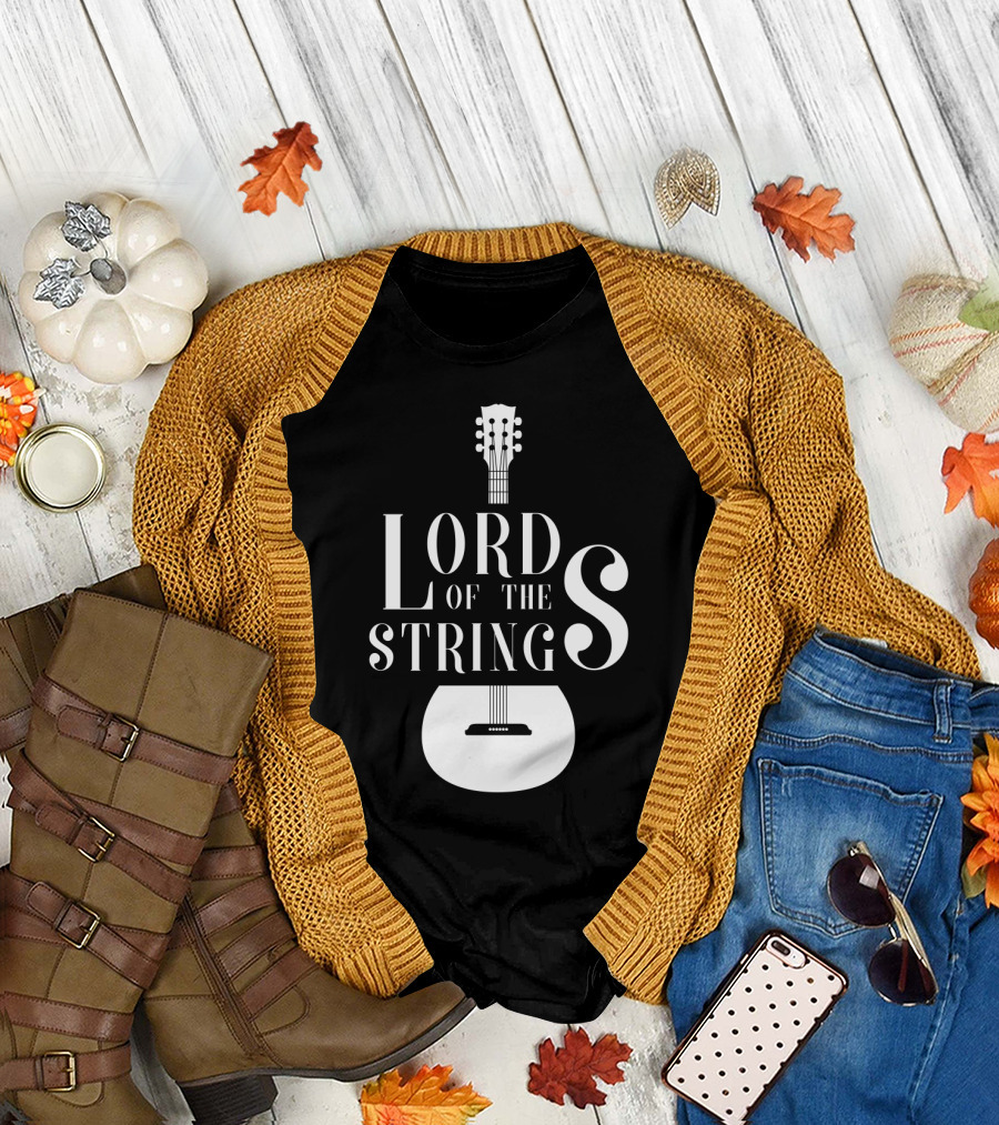 Lord of the Strings Guitar T-Shirt
