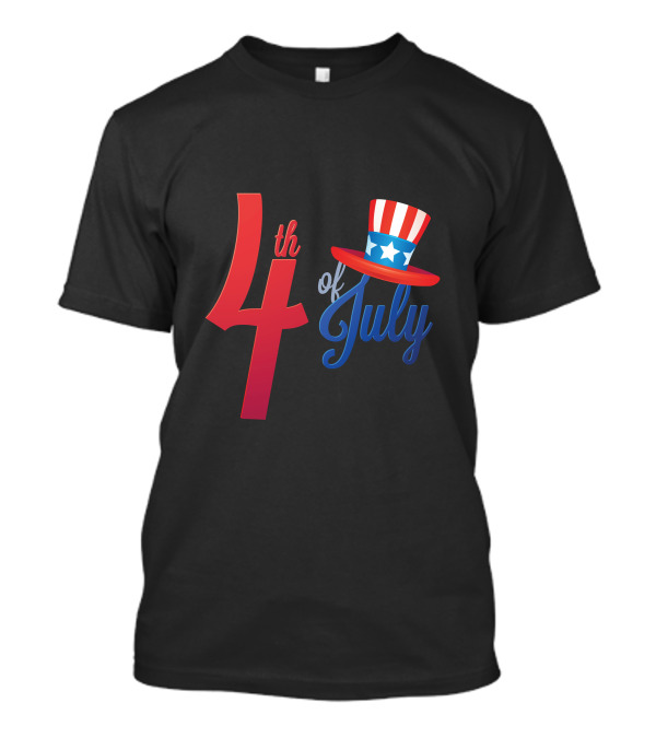 4th Of July Independence Day Uncle Sam Hat T-Shirt