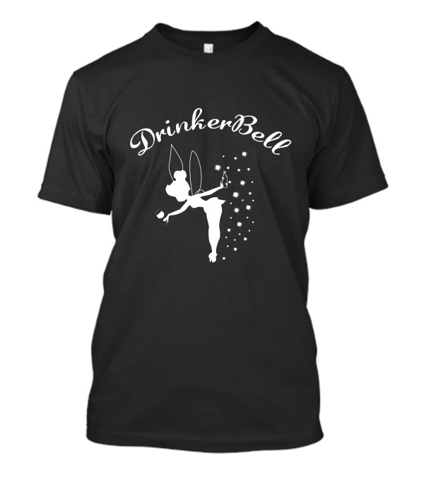 Drinker Bell Wine Bottle Wand Pixie T-Shirt