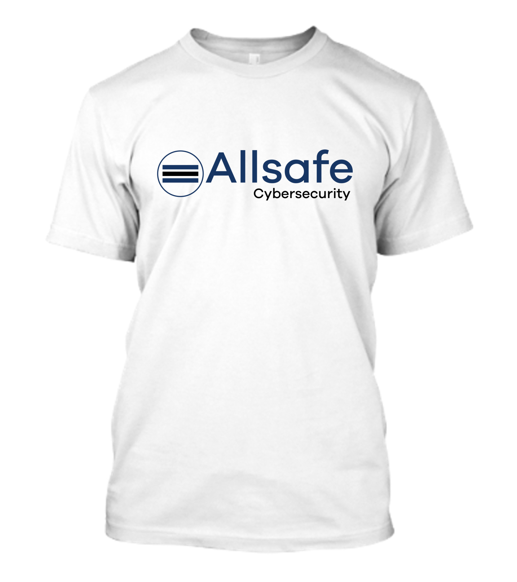 AllSafe Cybersecurity Logo With Equal Sign Circle T-Shirt