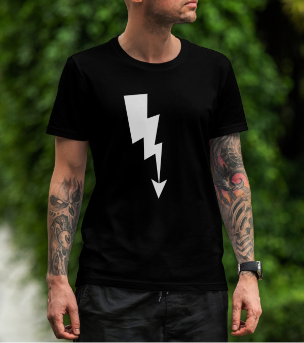 Positive Energy Lightning Bolt Arrow T-Shirt