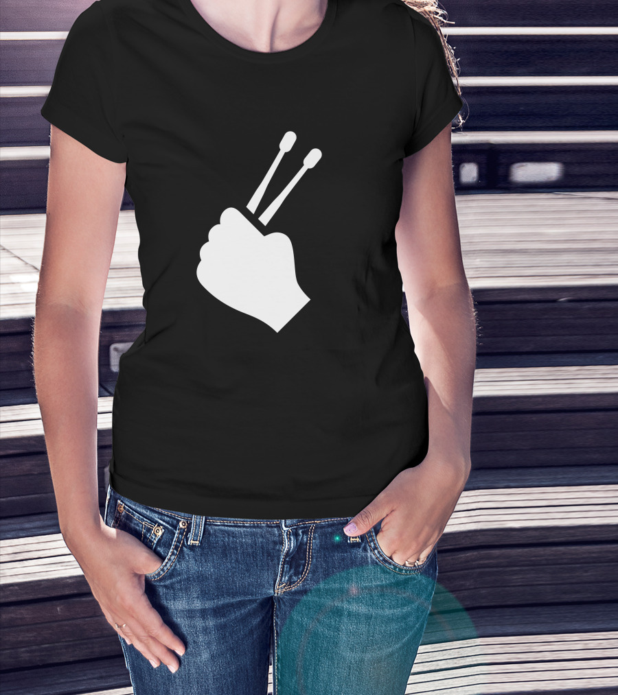 Drumsticks Drummer Fist T-Shirt