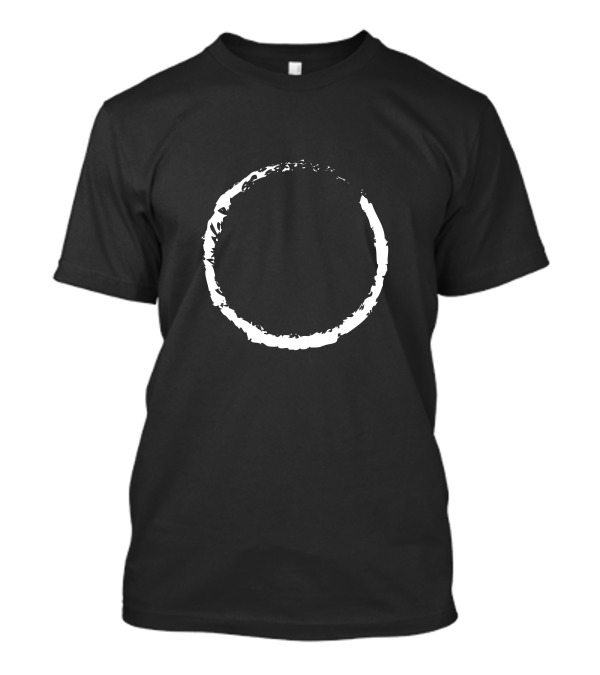 Danisnotonfire Circle Eclipse Brush Stroke White T-Shirt