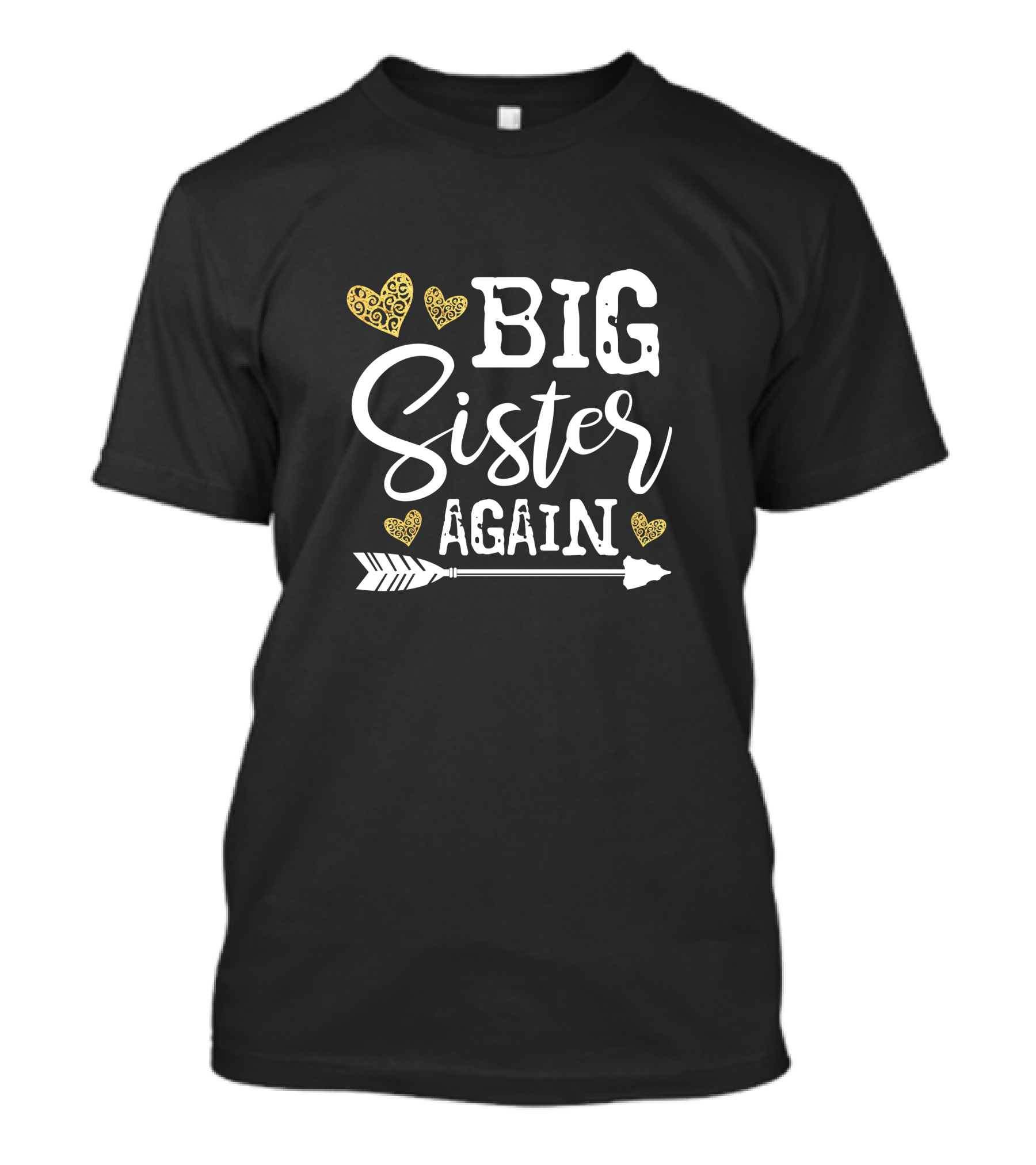 BIG Sister Again Hearts Arrow T-Shirt
