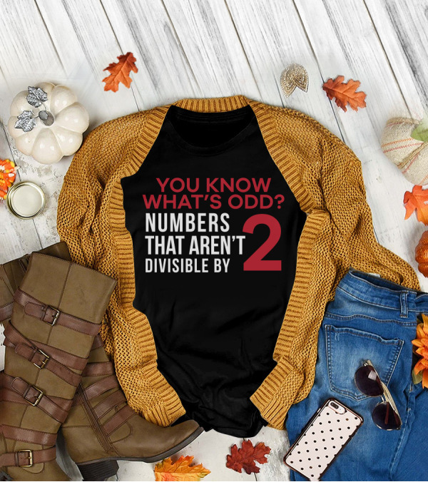 You Know What's Odd? Numbers That Aren't Divisible By 2 T-Shirt