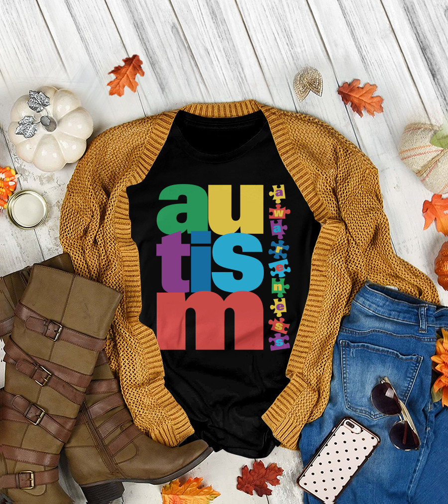 Autism Awareness Puzzle Piece T-Shirt