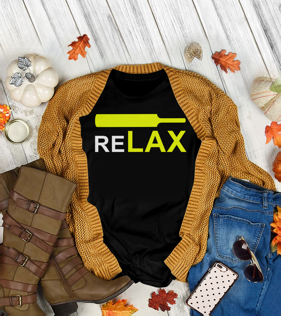 ReLAX Cricket Bat Sports T-Shirt